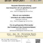 Alternsforschung – Plakate
